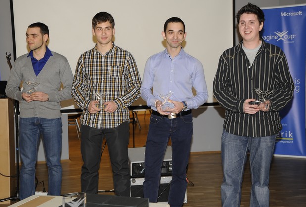 Отборът на Vertigo спечели локалния финал на Imagine Cup България 2013 (снимка:  Microsoft)