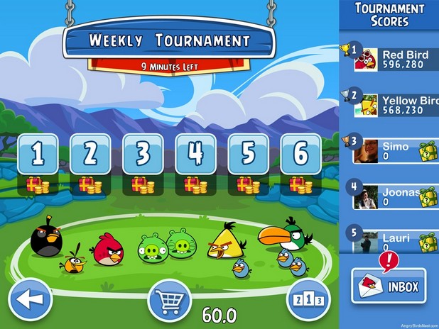 problem with angry birds friends on android
