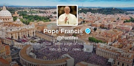 Папа Франциск опростява част от греховете на своите последователи в Twitter