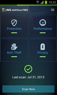 avg anti virus free for android