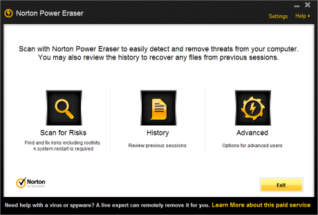 Norton Power Eraser обезврежда заплахи, които традиционните антивируси не могат да открият