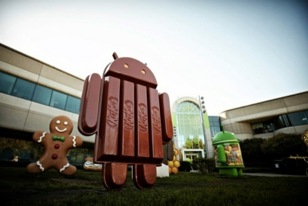В кампуса на Google вече e монтирана фигурата, която символизира Android KitKat