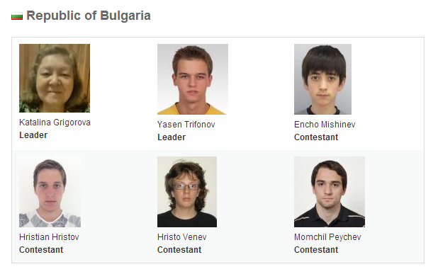 Българският отбор по информатика, спечелил 4 медала от олимпиадата в Сараево