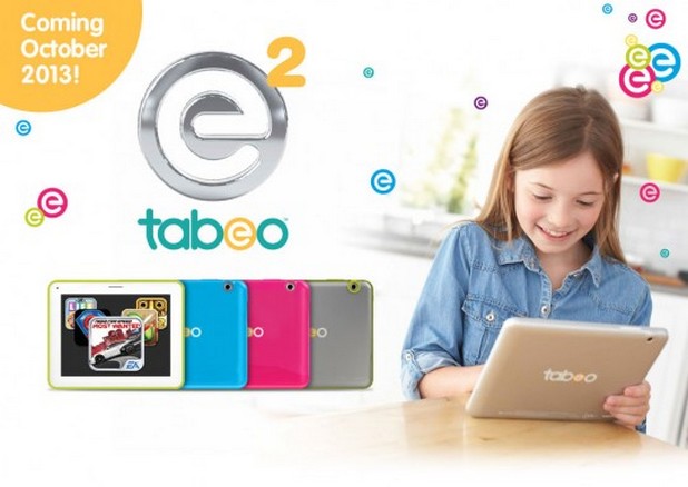 Tabeo e2 ще се доставя с набор обучаващи програми и игри за деца на възраст от 6 до 11 години