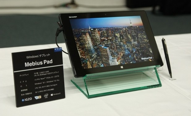 Mebius Pad се отличава с висококачествен 10,1-инчов екран с резолюция 2560x1600 пиксела