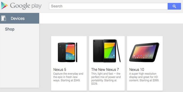 Новият смартфон Nexus 5 ще се предлага за 349 долара във версия с 16 GB вградена флаш памет