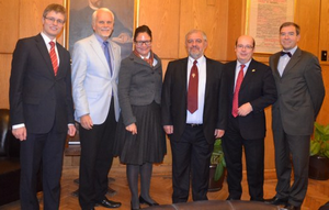 Представители на Германския Бундестаг и няколко университета се срещнаха с ректора на СУ - проф. Иван Илчев