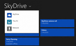 Потребителите на Windows 8.1 могат лесно да съхраняват и отварят файлове от SkyDrive директно от своите приложения