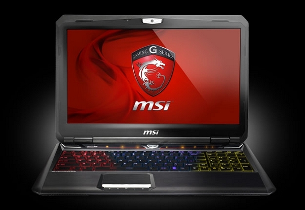 MSI GT60 предоставя 15,6-инчов екран с разделителна способност 2880х1620 пиксела 