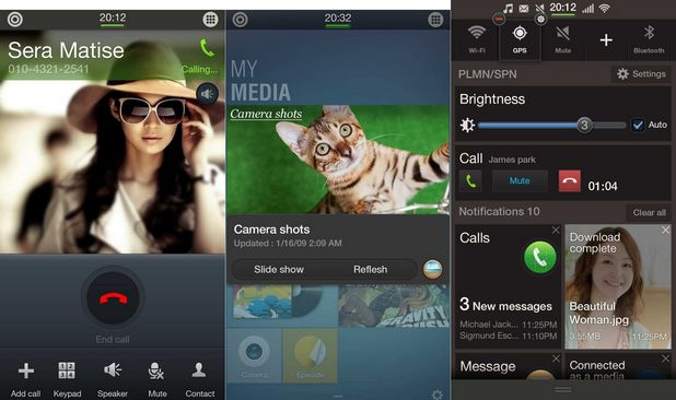 Tizen UI пресъздава потребителския интерфейс TouchWiz на Samsung