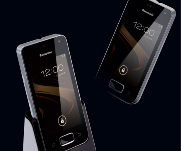 Хибридният телефон на  Panasonic има  3,5-инчов сензорен TFT дисплей