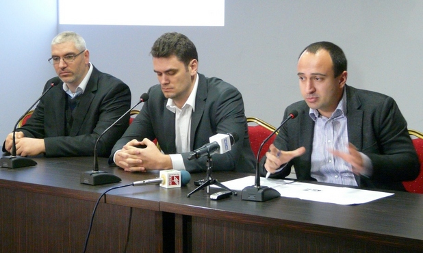 Влизането на Aii Data Processing в Пловдив бе обвено на пресконференция (снимка: plovdiv.bg)