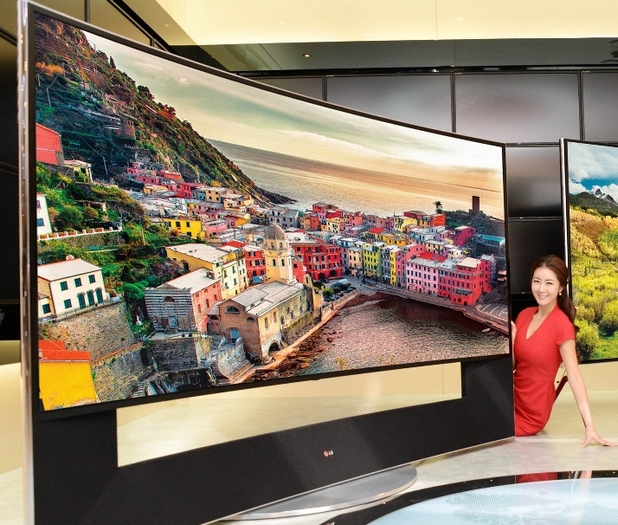 Новият Ultra HD телевизор на LG има 195-инчов диагонал и резолюция 5120х2160 пиксела 