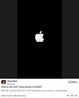 Екран на смъртта вгорчава живота на някои потребители на iOS 7 