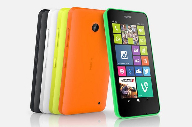 Lumia 630 има 4,5-инчов екран със защитно стъкло Gorilla Glass 3