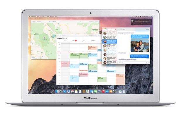 Платформата OS X Yosemite идва с обновен интерфейс, като някои елементи са заимствани от iOS 7