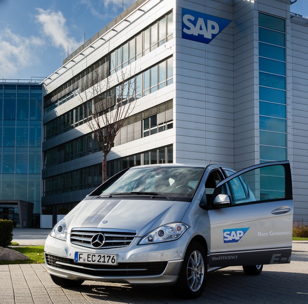 Делът на електрическите коли в SAP ще достигне 20% до края на десетилетието (снимка: SAP)
