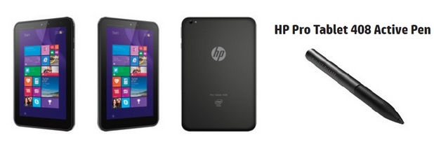 8-инчовият HP Pro Tablet 408 G1 е подходящ за работа с активно перо