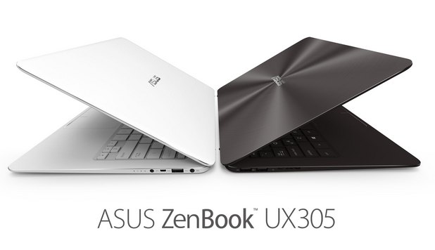 ZenBook UX305 има дебелина едва 12,3 милиметра и тежи 1,2 килограма