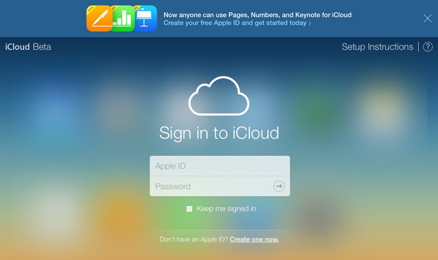 Приложенията от iWork са достъпни безплатно след създаване на акаунт Apple ID в сайта iCloud