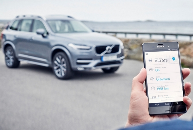 Приложението Volvo On Call е достъпно за притежателите на устройства под управление на Android, iOS и Windows Phone