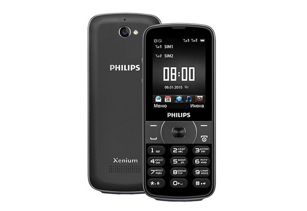 Philips Xenium E560 има IPS екран с диагонал 2,4 инча и резолюция 320х240 пиксела