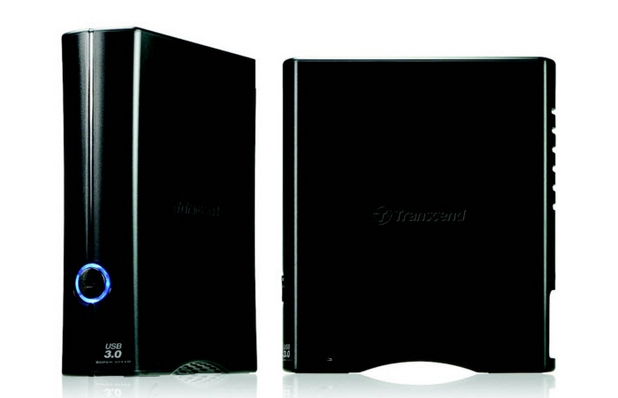 Външният диск StoreJet 35T3 идва в черен корпус и поддържа предаване на данни със скорост 200 MB/s
