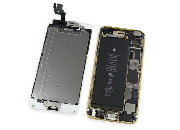 В новия iPhone 6s с памет 64GB са вложени компоненти на обща стойност $234