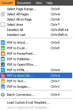 PDF поддържа преобразуване в широк спектър от изходящи формати