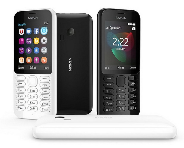 Nokia 222 има екран с диагонал 2,4 инча и резолюция 320х240 пиксела
