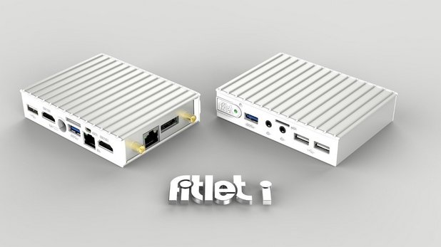 По-малкият модел Fitlet-iA10 има размери 108x83x24 и тегло 220 грама