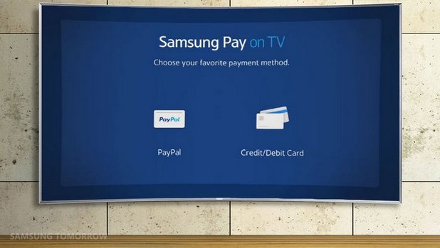 Платежната система Samsung Pay on TV скоро ще стане достъпна за смарт телевизорите (източник: Samsung Tomorrow)