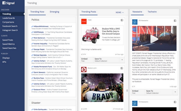 Безплатен инструмент Signal улеснява работата на журналистите с Facebook