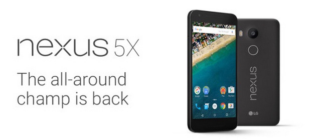 5,2-инчовият екран на Nexus 5X поддържа резолюция Full HD 1920х1080 пиксела