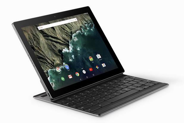 Pixel C с прикачена клавиатура прилича мобилния компютър Chromebook Pixel