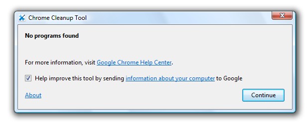 Chrome Cleanup Tool претърсва системата за програми, които влошават работата на браузъра