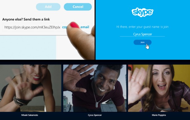 Нова функция в Skype ни позволява да изпратим покана и да общуваме по чата с всеки познат, независимо дали има Skype клиент или акаунт за услугата