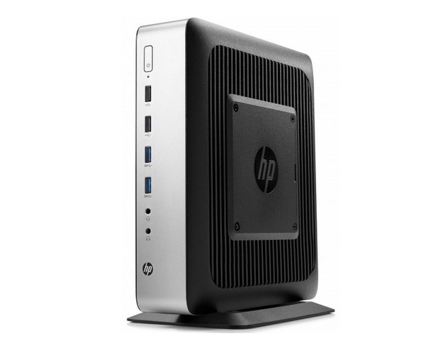HP t730 има размери 240х221х67 мм и тегло 1,8 кг, може да се поръчва с различни операционни системи 