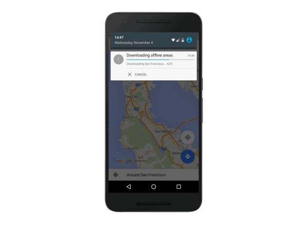 Картографското приложение Google Maps вече работи пълноценно и в режим офлайн
