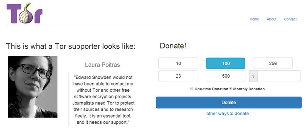 Tor е важен инструмент, който се нуждае от нашата поддръжка, казва Лора Пойтрас - журналист и режисьор