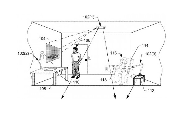 Разработката на Amazon използва само един проектор, като така отпада необходимостта от постоянна калибровка на системата преди пускане