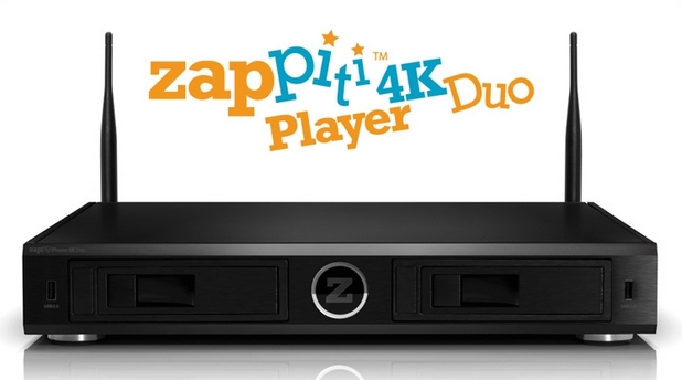 Zappiti Player 4K Duo поддържа жичен и безжичен достъп до локалната мрежа и интернет
