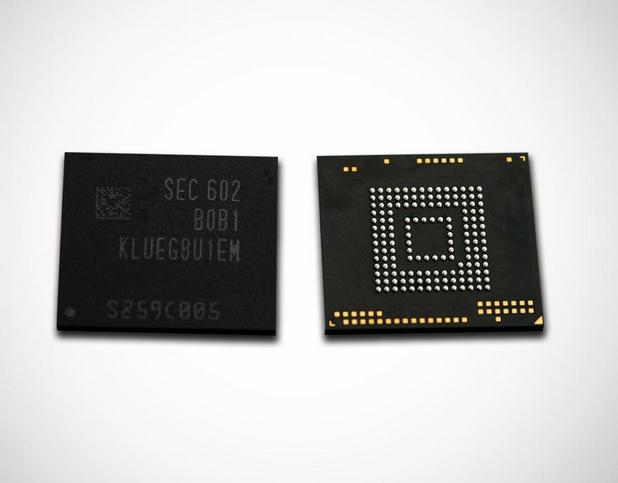 256-гигабайтовият UFS чип на Samsung достига скорост на четене 850MB/s, което е почти два пъти повече, в сравнение с традиционните SSD дискове