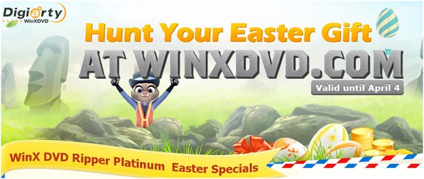 Безплатната промоция на WinX DVD Ripper Platinum продължава до 4 април