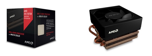 AMD A10-7890K APU ще се доставя с новия класен AMD Wraith кулер