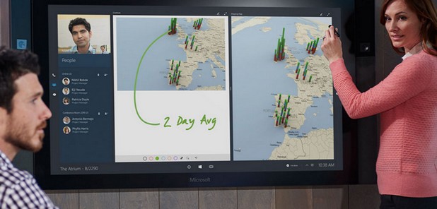 Surface Hub има потенциал да преобрази работата на бизнеса и екипите