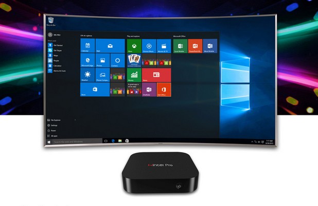 Wintel Pro CX-W8 TV Box се свързва към HDMI порта на телевизора, за да осигури достъп до офис приложения и всевъзможни онлайн развлечения