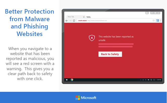 Разширението подсилва защитата на потребителите срещу фишинг атакиРазширението Windows Defender