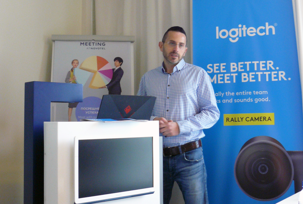 Швейцарският производител Logitech контролира около 50% от пазара на конферентни