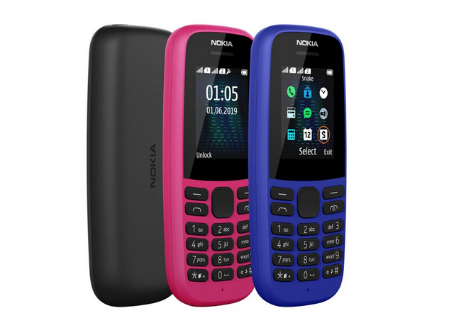 Обикновен телефон с 1,77-инчов цветен екран и FM тунерNokia 105